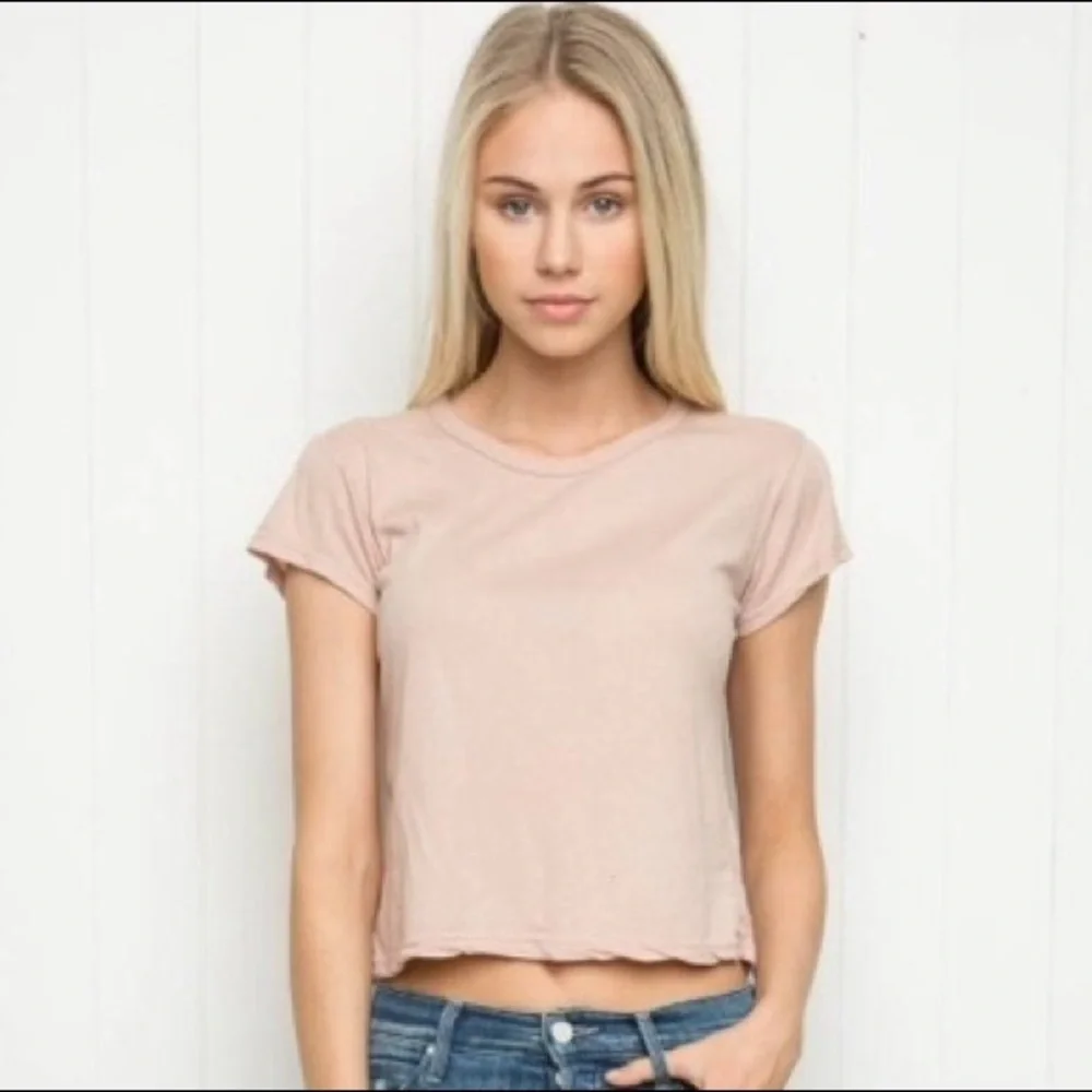 JOHN GALT / BRANDY MELVILLE Pink Short Sleeve Tee - EUC, One Size